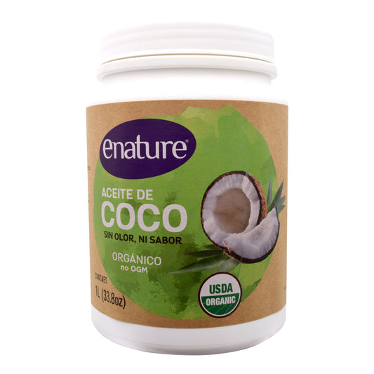 Aceite De Coco Sin Sabor 1 L (E-NATURE)