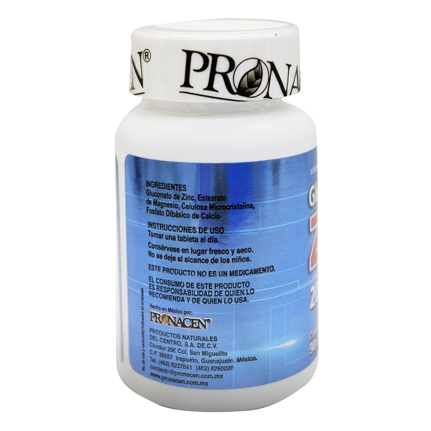 Gluconato De Zinc 90 Tabletas (PRONACEN)