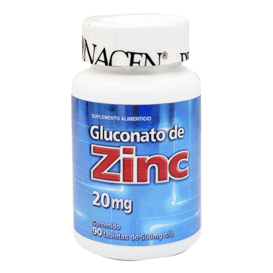 Gluconato De Zinc 90 Tabletas (PRONACEN)