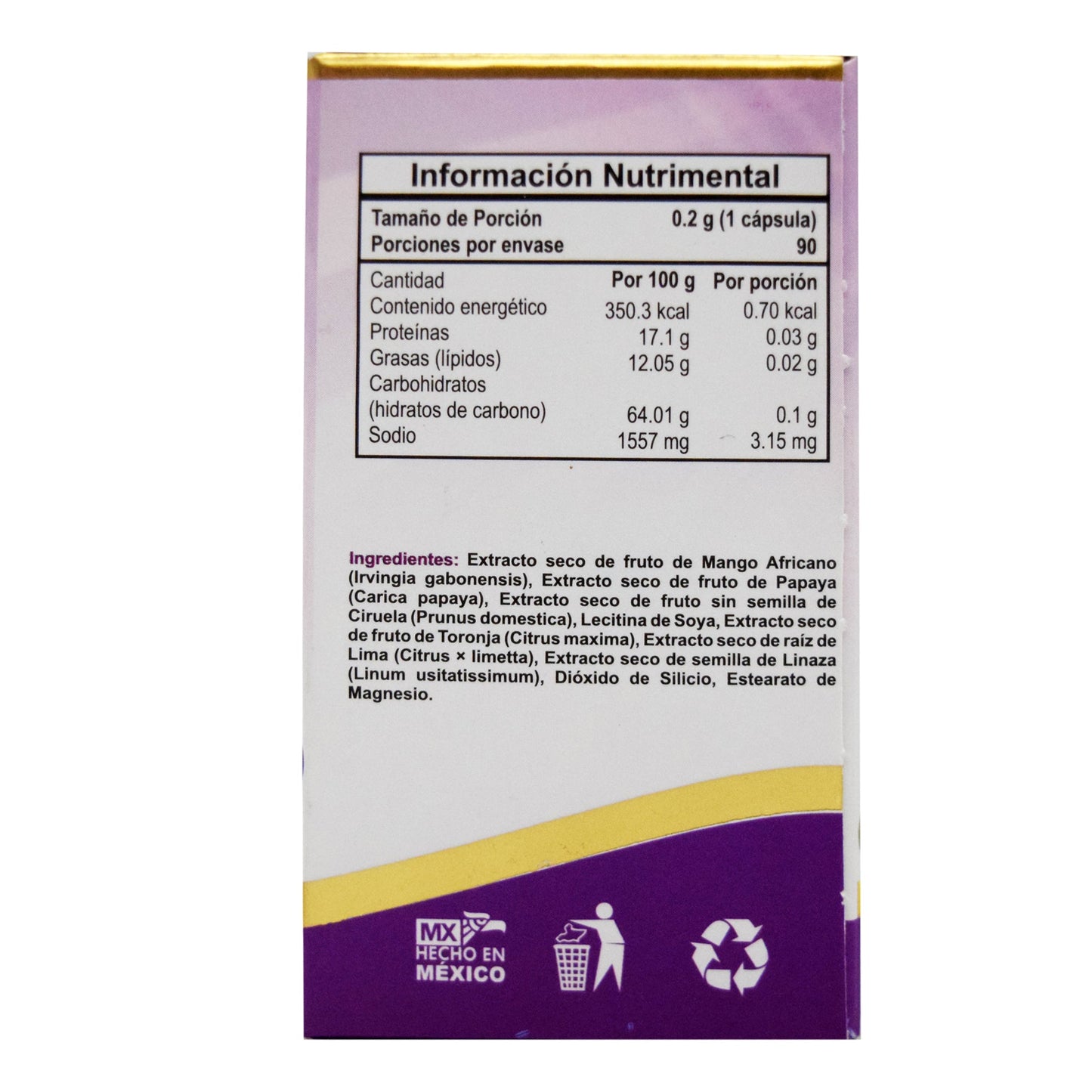 Samaury Lng Elite 90 Cápsulas (NATURALS MADRID)