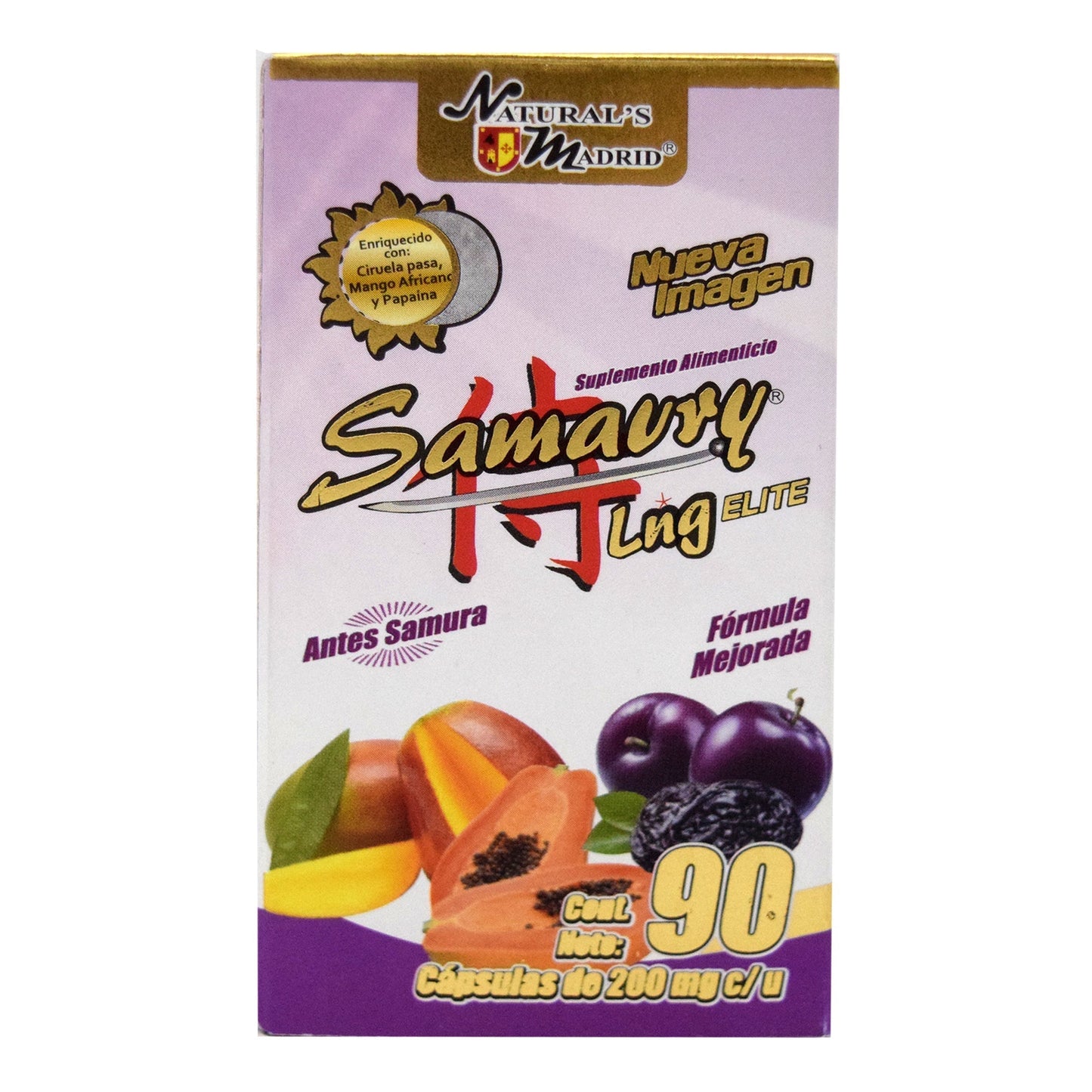 Samaury Lng Elite 90 Cápsulas (NATURALS MADRID)