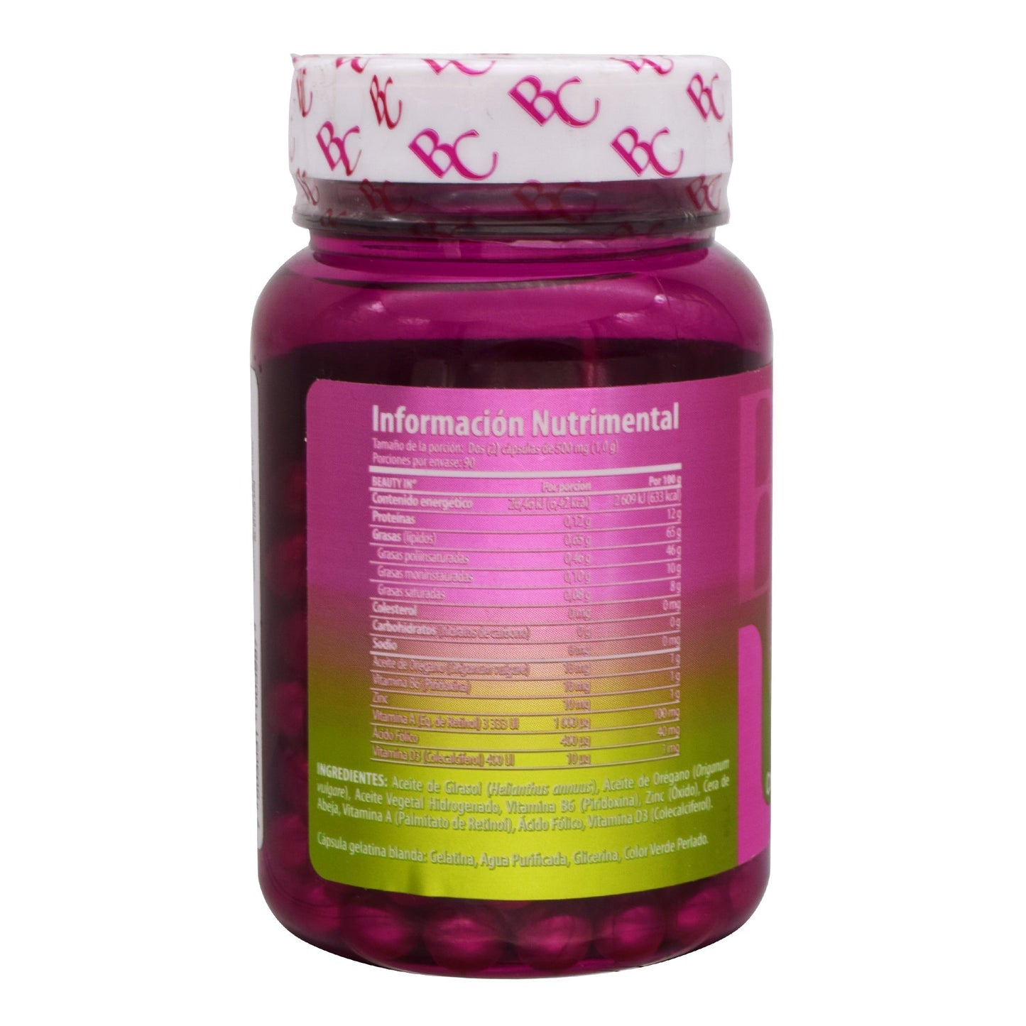 Oregano Retinol Vitamina B6 Zinc 180 Cápsulas (SOLANUM BELACAPS)