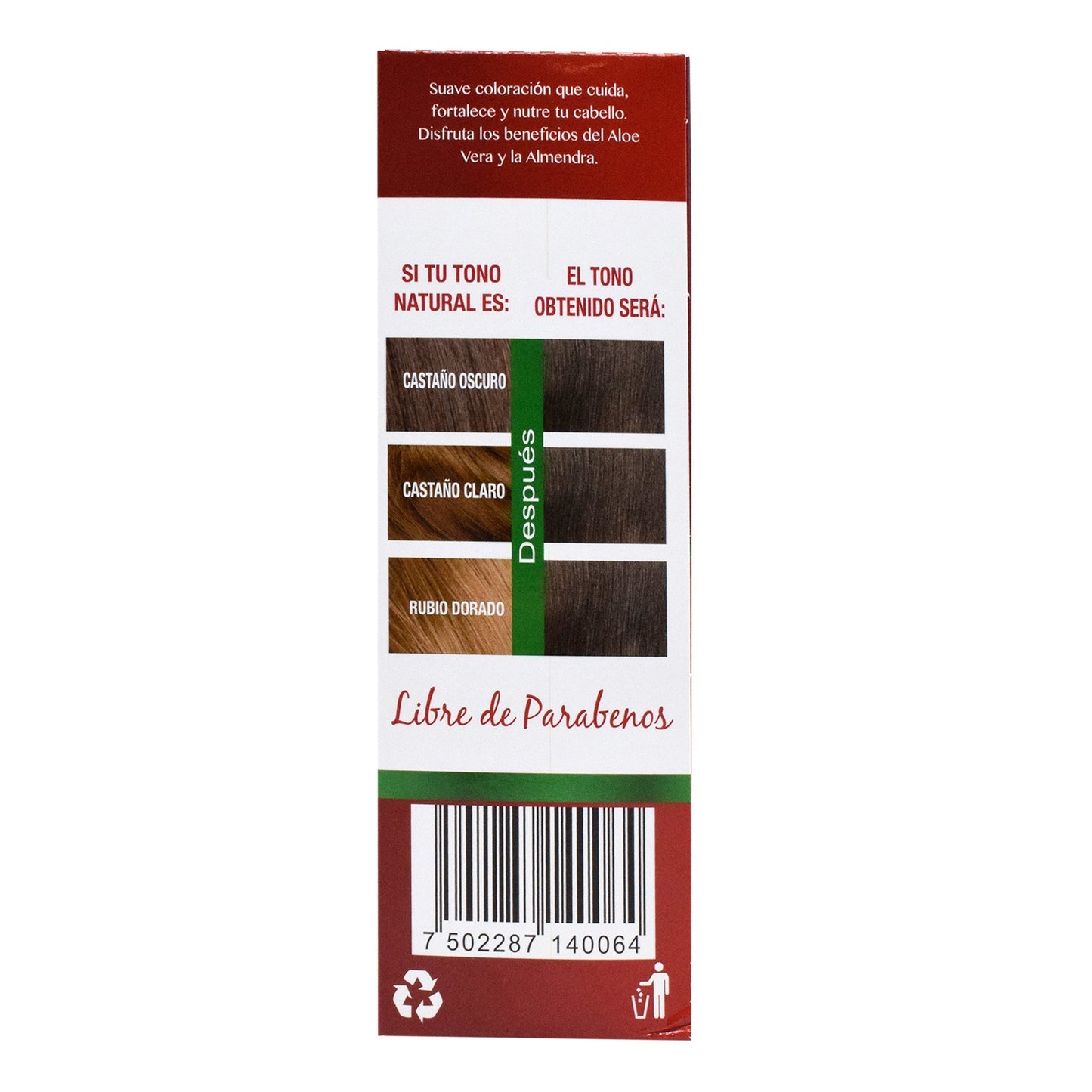 Tinte Rubio Oscuro 150 Mililitros (NATURAL COLOUR)