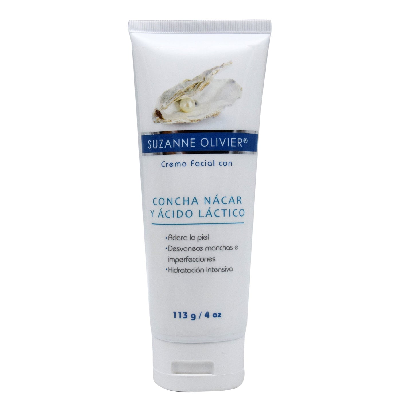 Crema Facial De Concha Nacar Y Acido Lactico 113 G (SUZANNE OLIVIER)