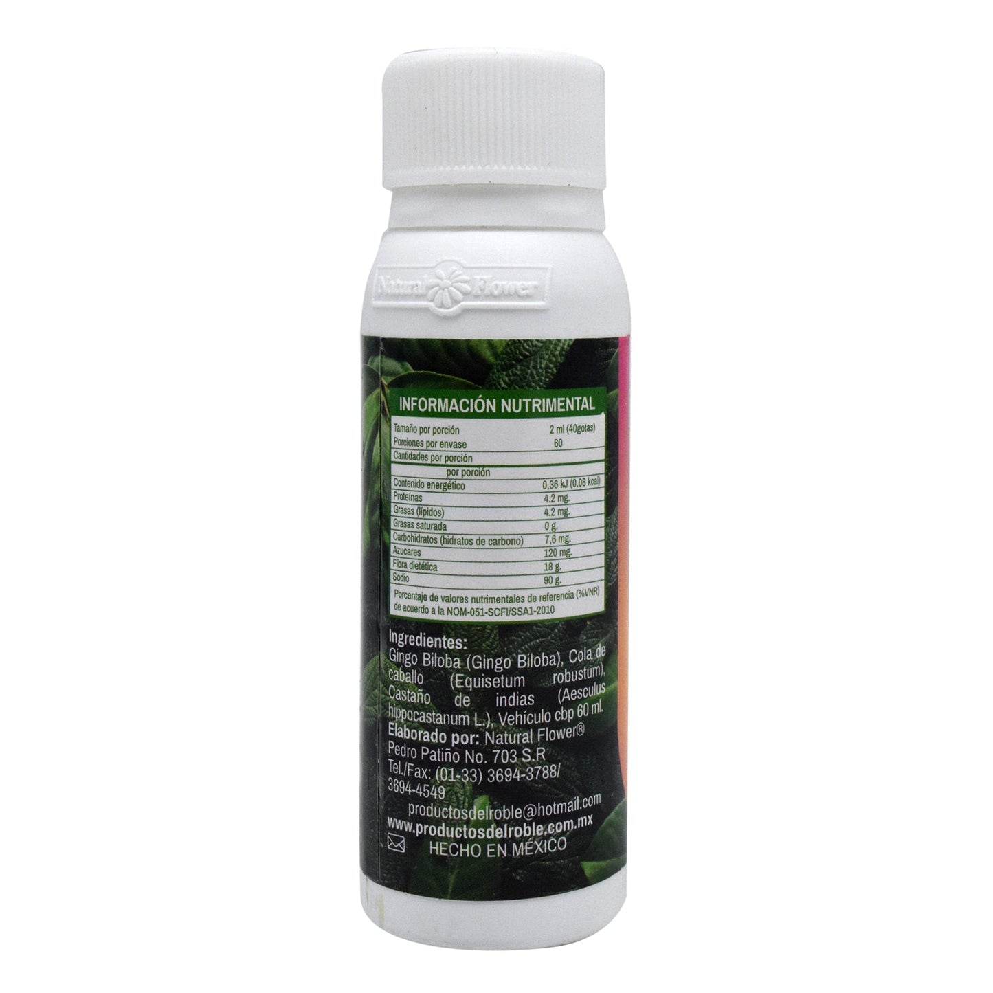 Gingo Biloba Extracto 55 Mililitros (NATURAL FLOWER)