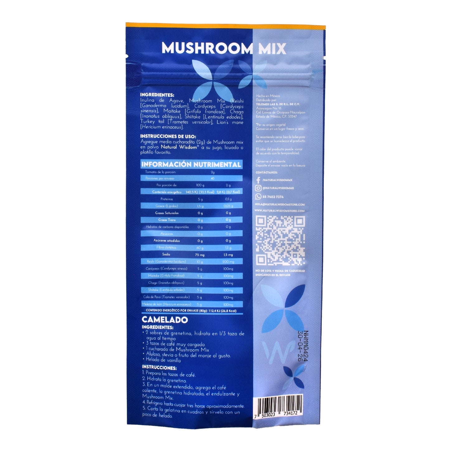 Mushroom Mix 80 G (NATURAL WISDOM)