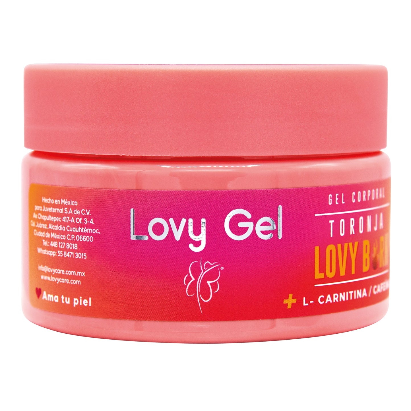 Gel Corporal Toronja Lcarnitina Cafeina 250 Mililitros (LOVY CARE)
