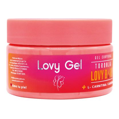Gel Corporal Toronja Lcarnitina Cafeina 250 Mililitros (LOVY CARE)