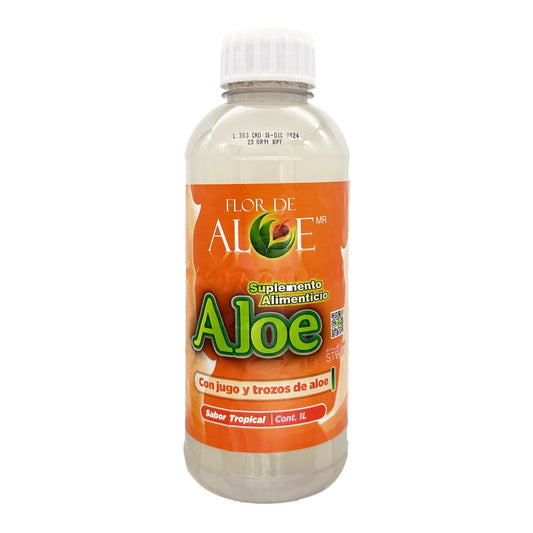 Bebida De Sabila Con Trozos De Aloe Sab Tropical 1 L (FLOR DE ALOE)