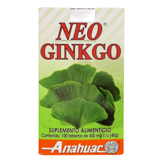 Neo Ginkgo 100 Tabletas (ANAHUAC)