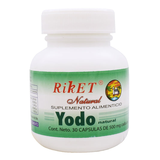 Yodo 30 Cápsulas (RIKET NATURAL)