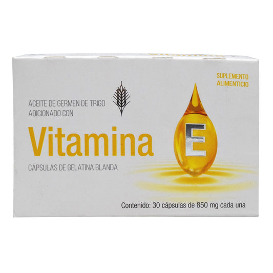 Vitamina E 30 Cápsulas (PROGELA)