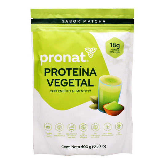 Proteina Vegetal Matcha 400 G (PRONAT)