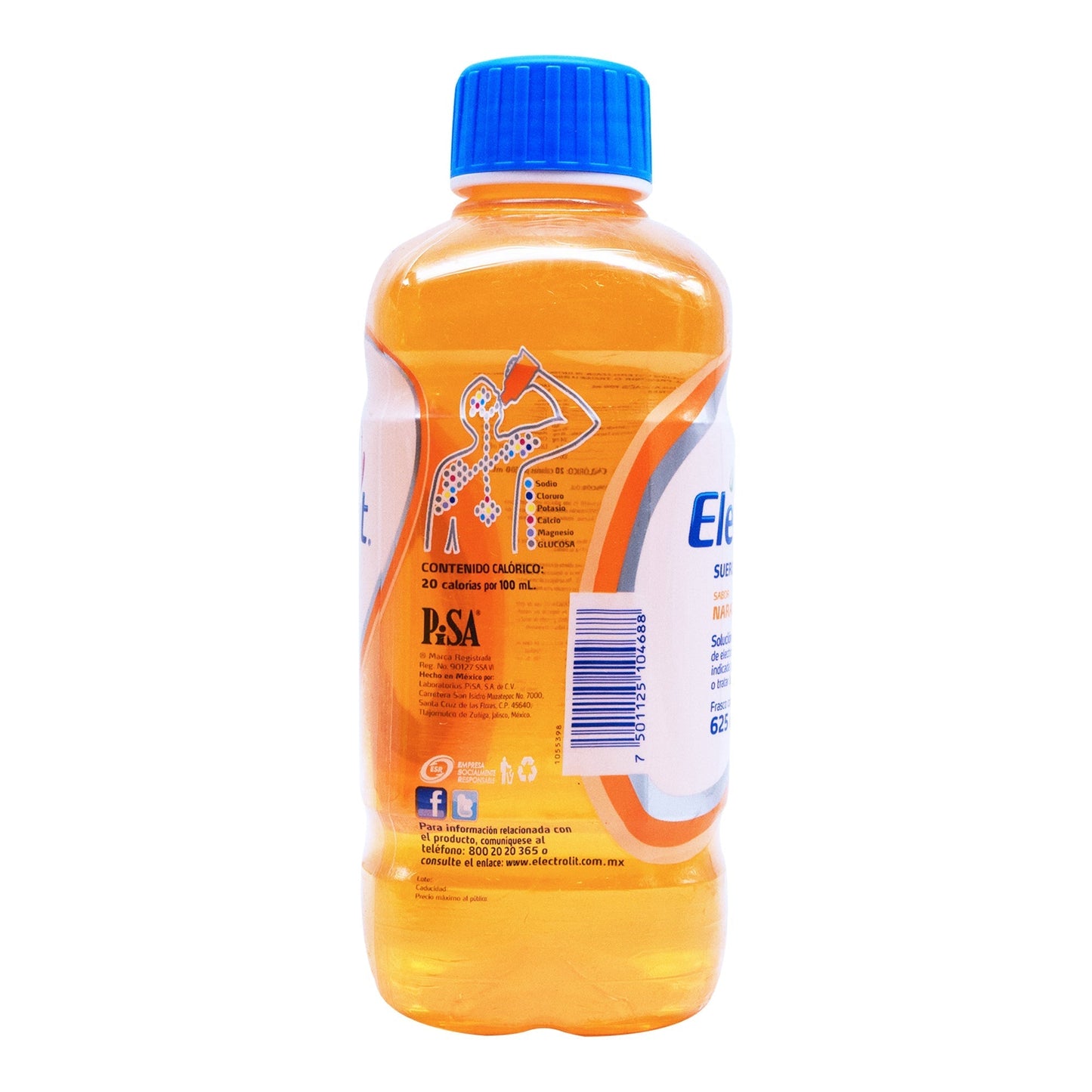 Electrolit Naranja Mandarina 625Mililitros (ELECTROLIT)