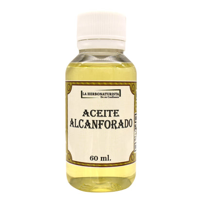 Aceite Alcanforado 60 Mililitros (LA HERBONATURISTA)