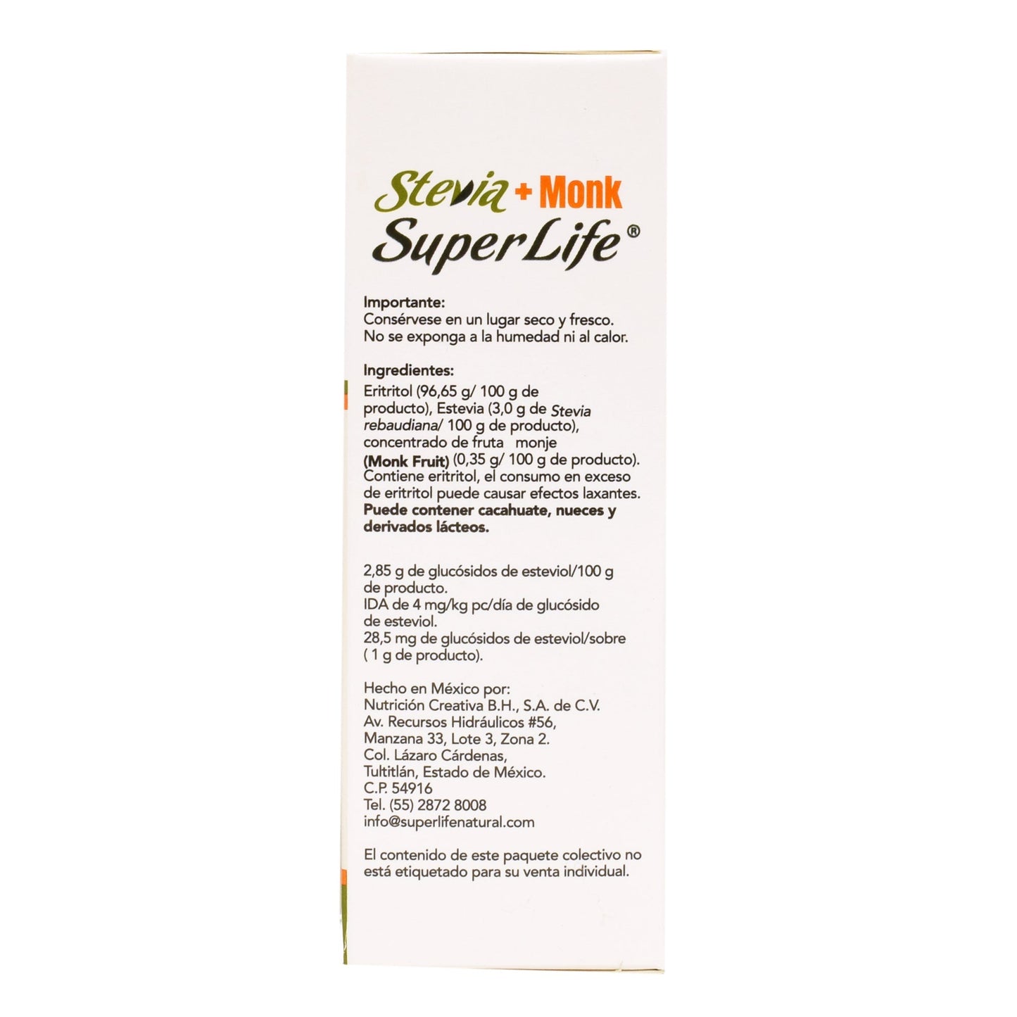 Endulzante Natural  200 G (SUPER LIFE)