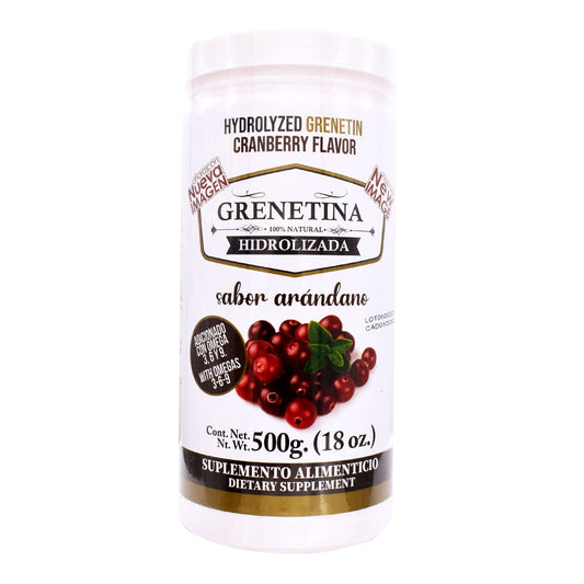 Grenetina Hidrolizada Sabor Arandano 500 G (PRETTY BEE)