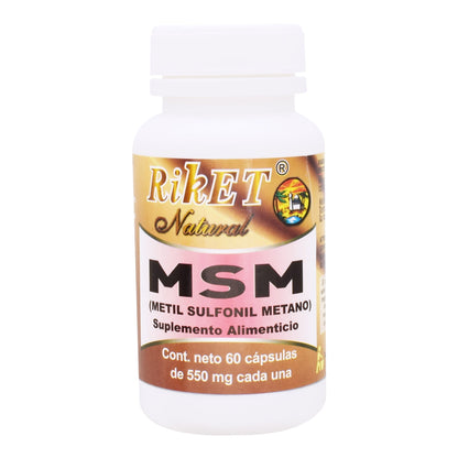 Msm 60 Cápsulas (RIKET NATURAL)