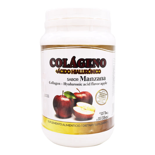 Colageno Y Acido Hialuronico Manzana 1 Kg (PRETTY BEE)