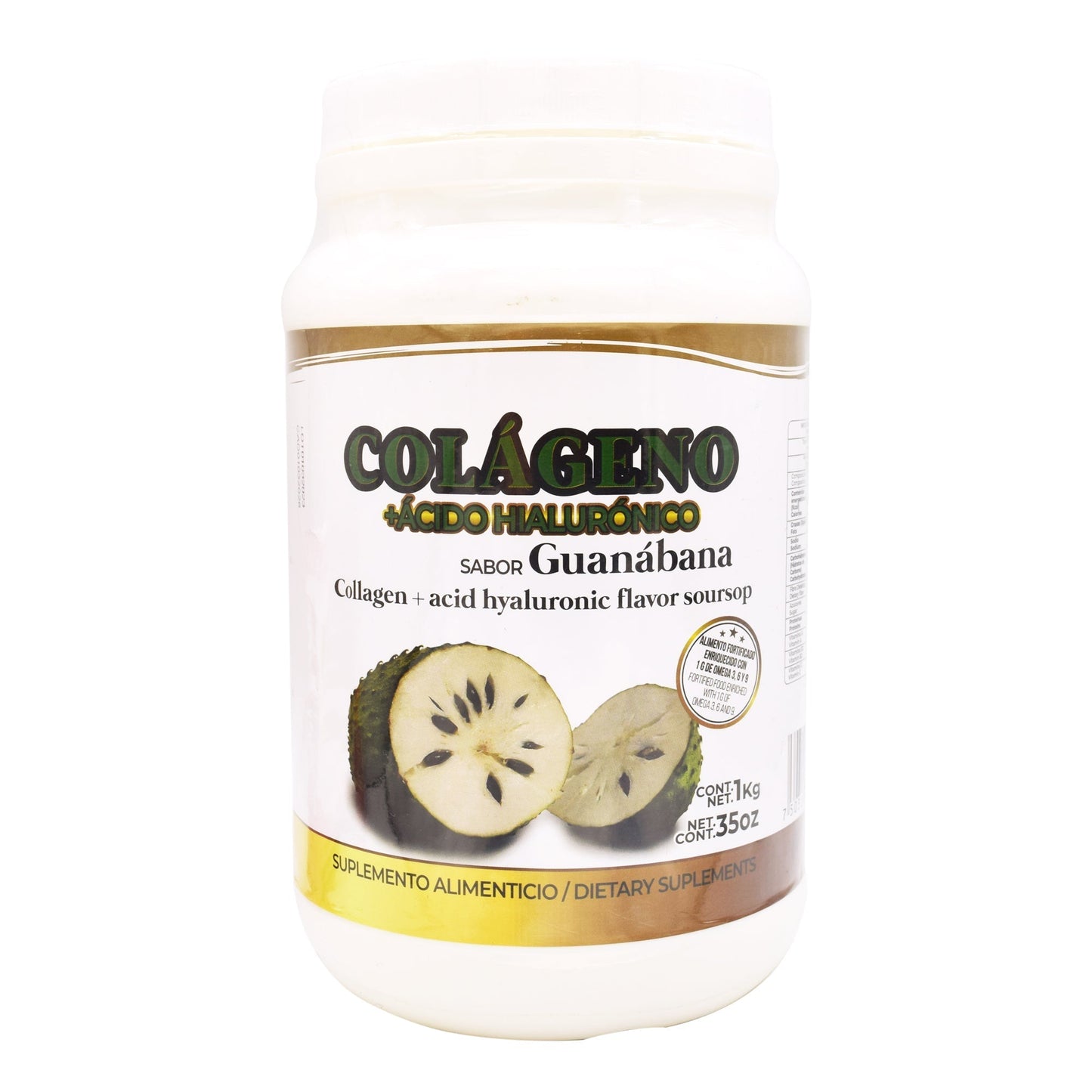 Colageno Y Acido Hialuronico Guanabana 1 Kg (PRETTY BEE)