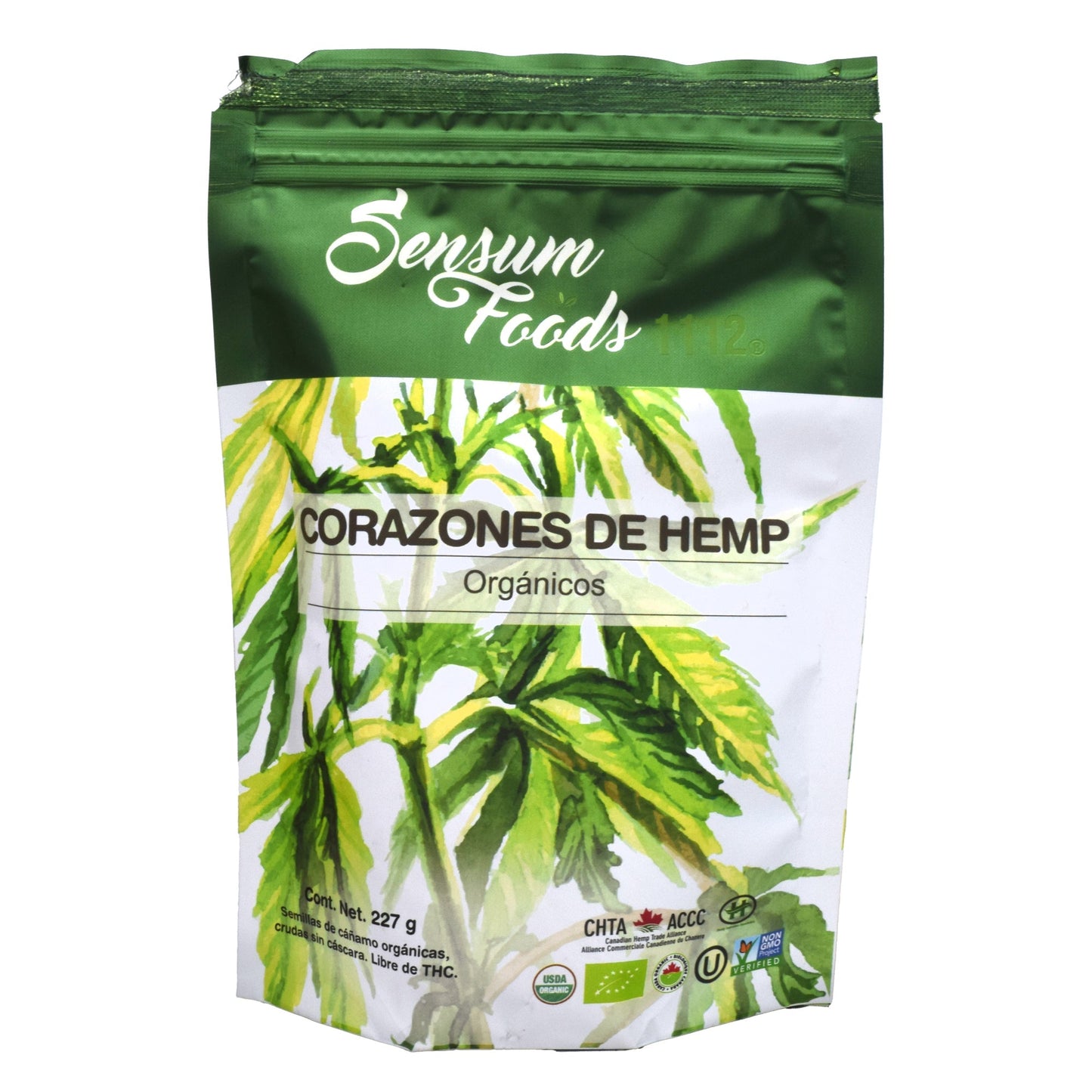 Corazones De Hemp 227 G (SENSUM FOODS 1112)
