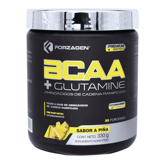 Bcaa Mas Glutamina Sabor Pií±a 330 G (FORZAGEN)