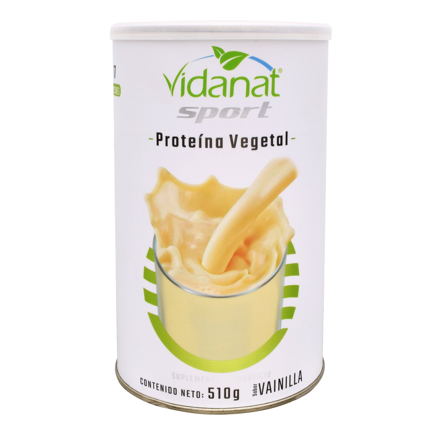 Proteina Vegetal Vainilla 510 G (VIDANAT SPORT)