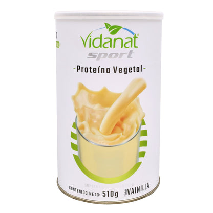 Proteina Vegetal Vainilla 510 G (VIDANAT SPORT)