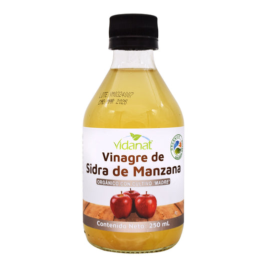Vinagre De Sidra De  Manzana 250 Mililitros (VIDANAT/ALIMENTOS)