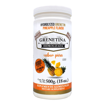 Grenetina Hidrolizada Sabor Pií±a 500 G (PRETTY BEE)