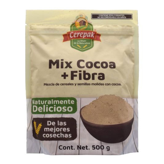 Mix Cocoa Mas Fibra 500 G (CEREPAK)