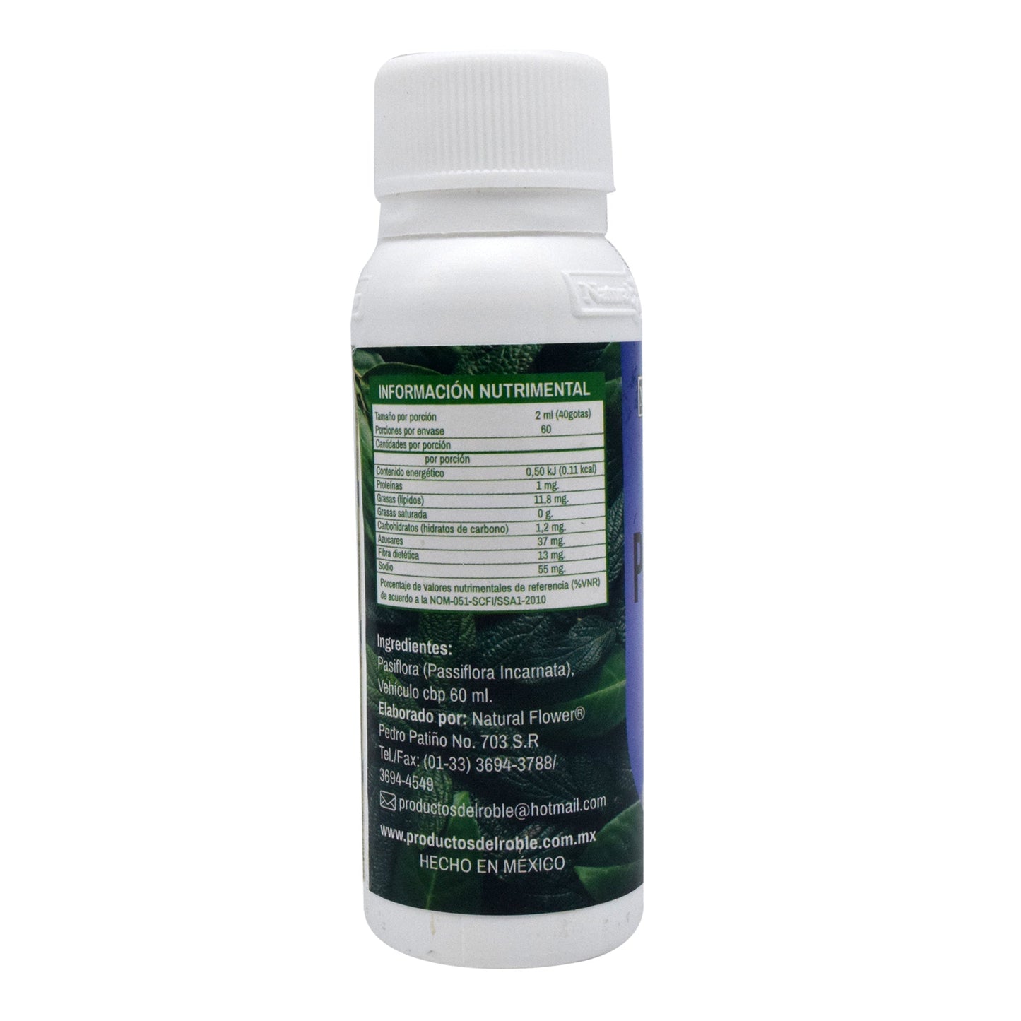 Extracto Pasiflora 55 Mililitros (NATURAL FLOWER)