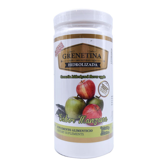 Grenetina Hidrolizada Sabor Manzana 500 G (PRETTY BEE)