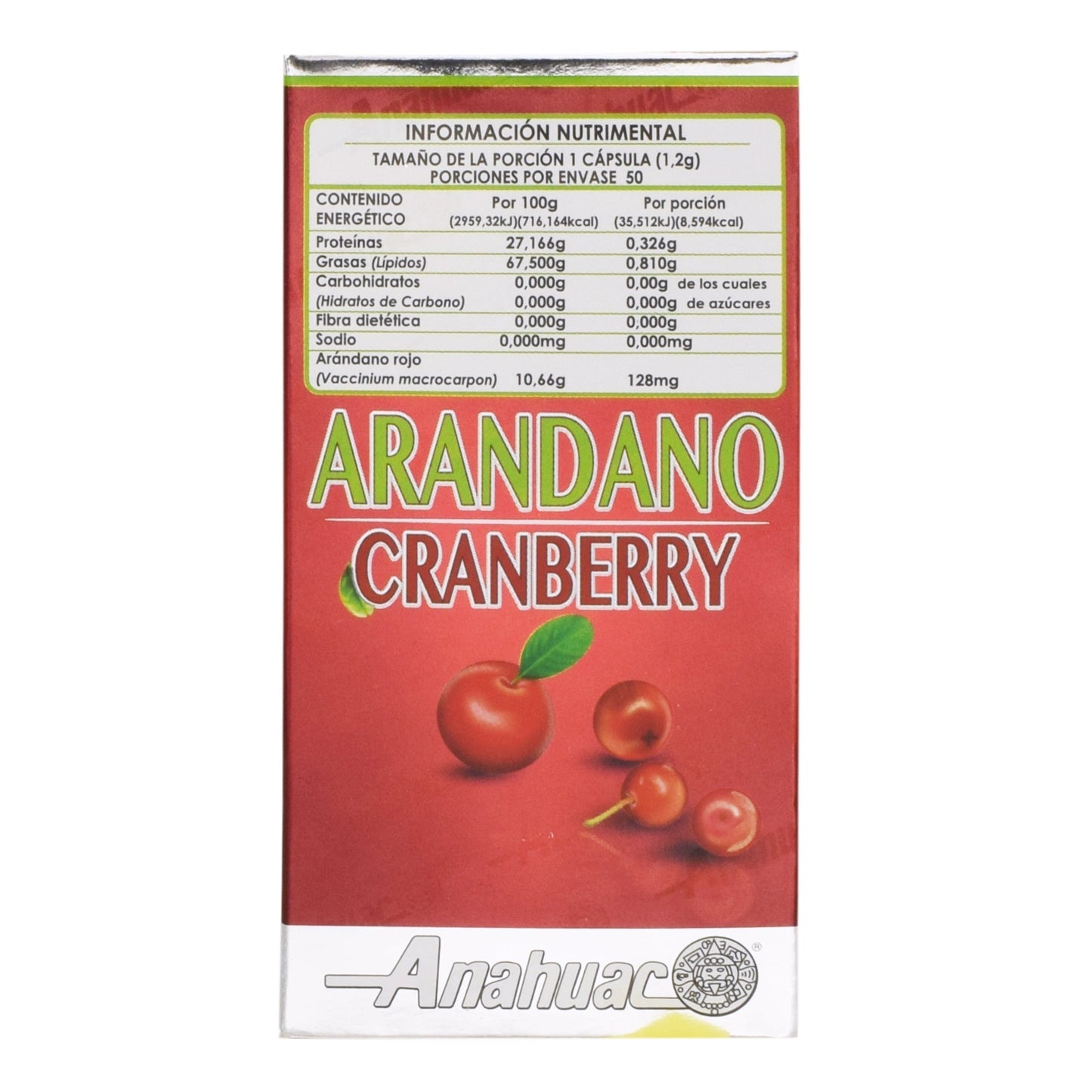Arandano 50 Cápsulas (ANAHUAC)