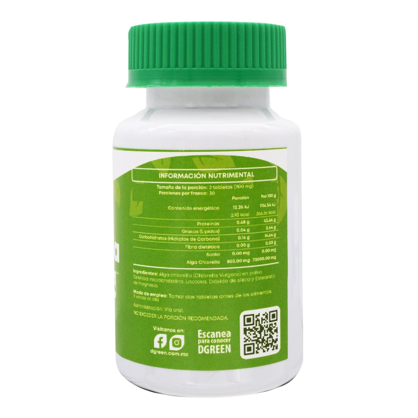 Alga Chlorella 60 Cápsulas (DGREEN)