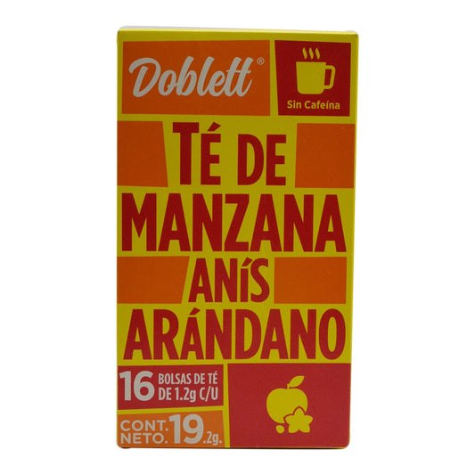 Te De  Manzana Anis Y Arandano 16 Sob 19.2 G (DOBLETT)