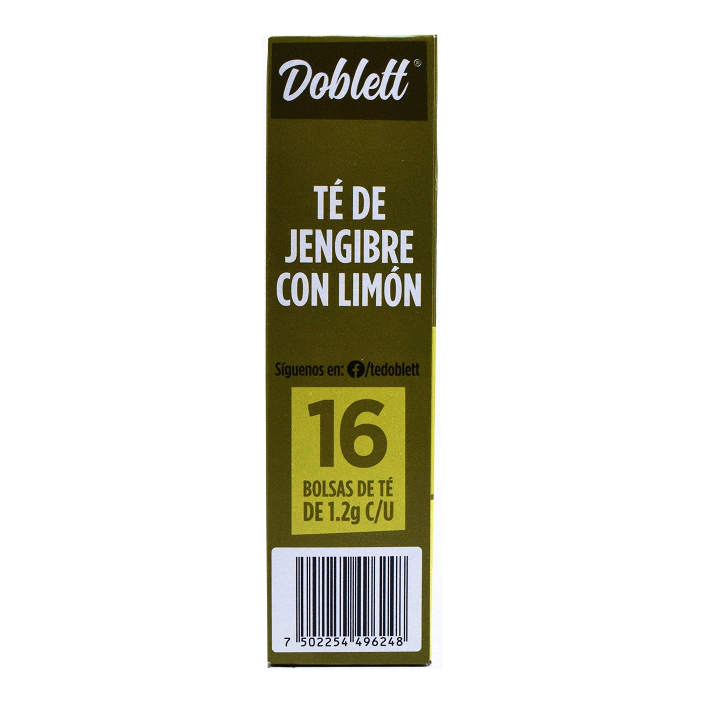 Te De Jengibre Y Limon 16 Sob 19.2 G (DOBLETT)