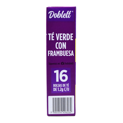 Te Verde Con Frambuesa 16 Sob 19.2 G (DOBLETT)