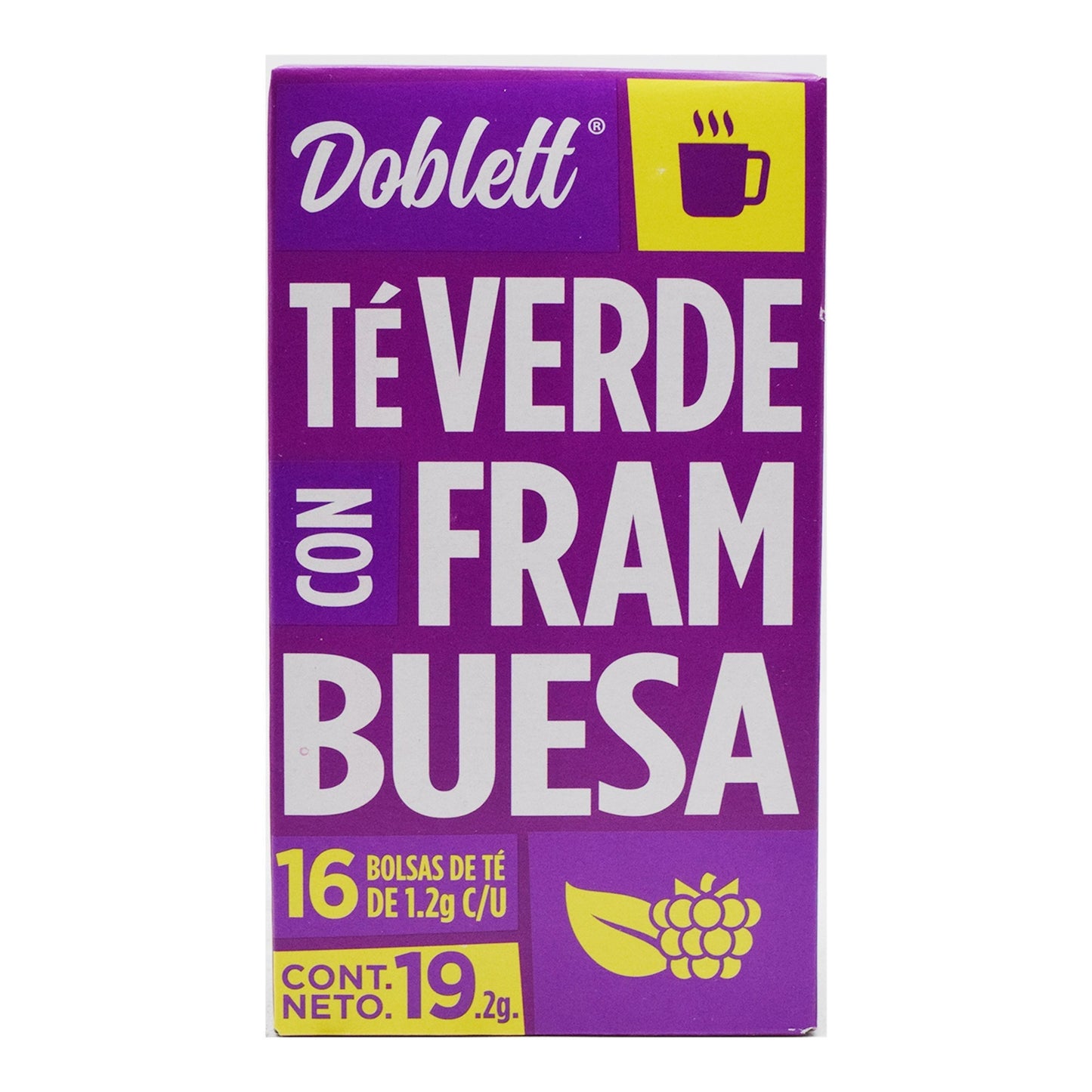 Te Verde Con Frambuesa 16 Sob 19.2 G (DOBLETT)