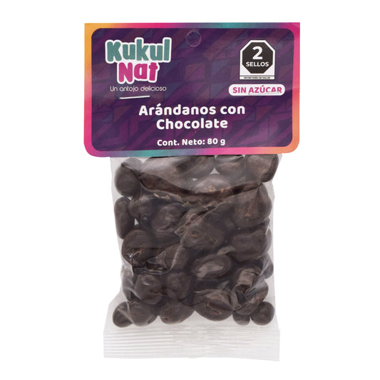 Arandanos Con Chocolate Sin Azucar  80G (KUKUL NAT)
