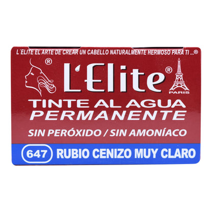 Tinte Rubio Cenizo Muy Claro 10 G (LELITE)