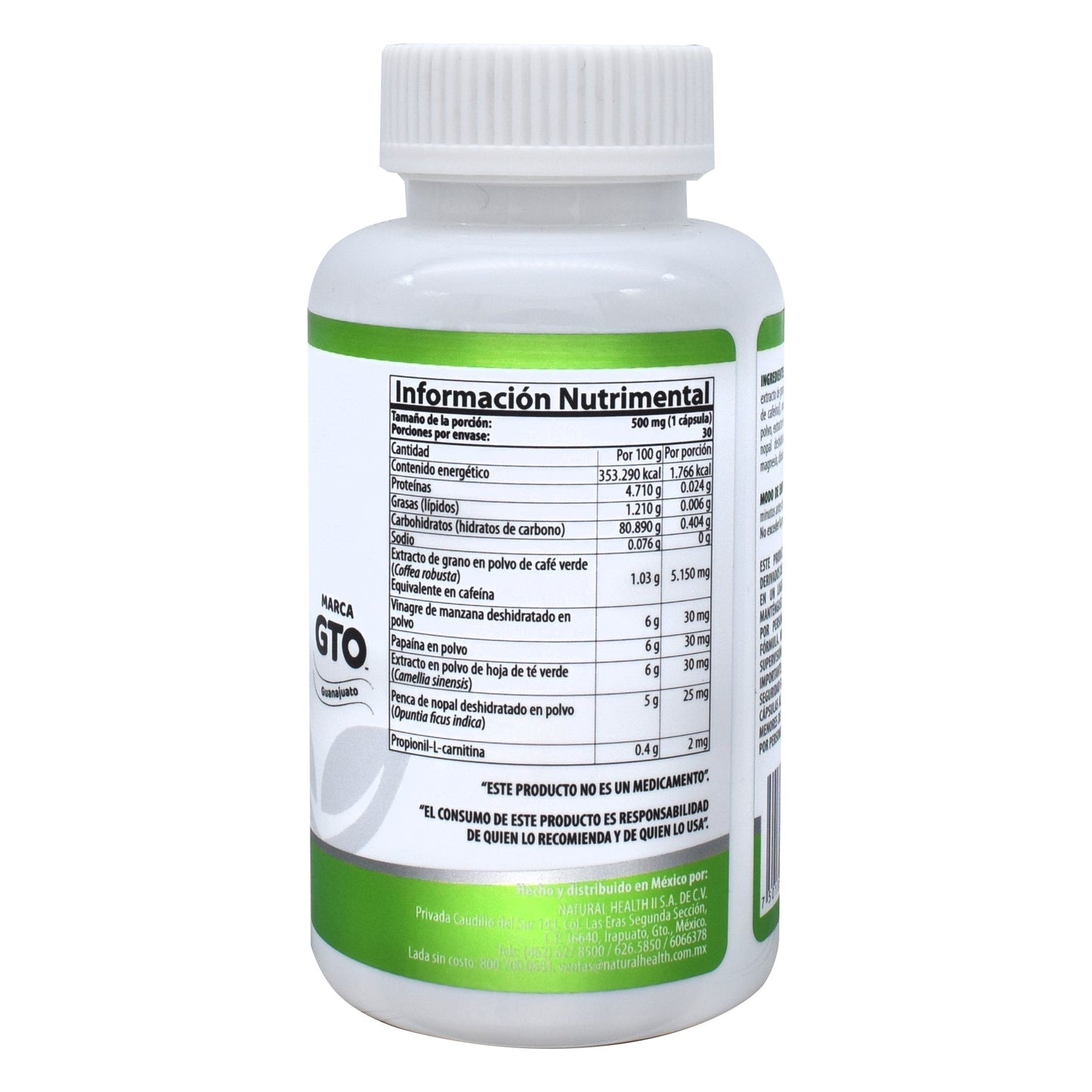 Cafe Verde 30 Cápsulas (NATURAL HEALTH)
