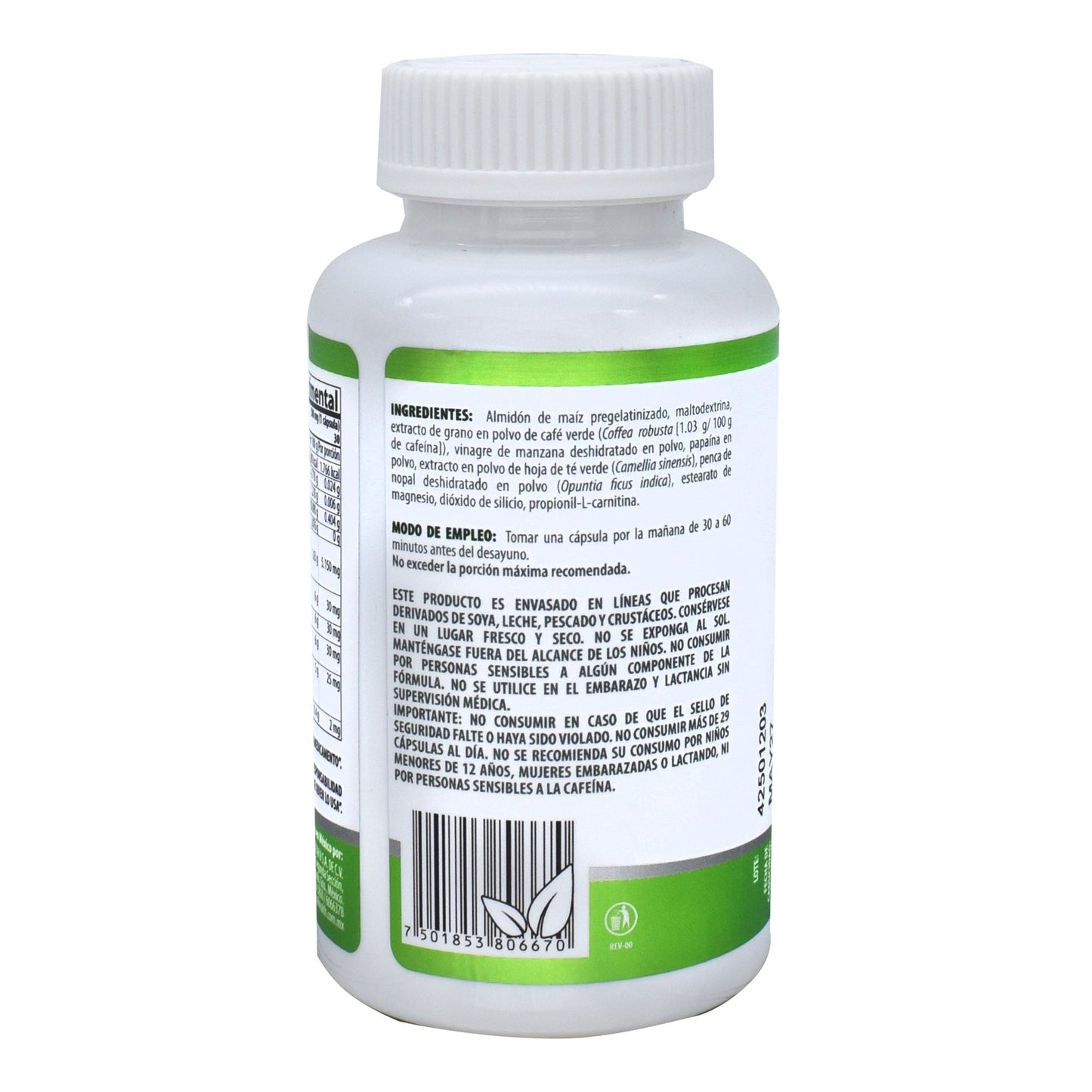 Cafe Verde 30 Cápsulas (NATURAL HEALTH)