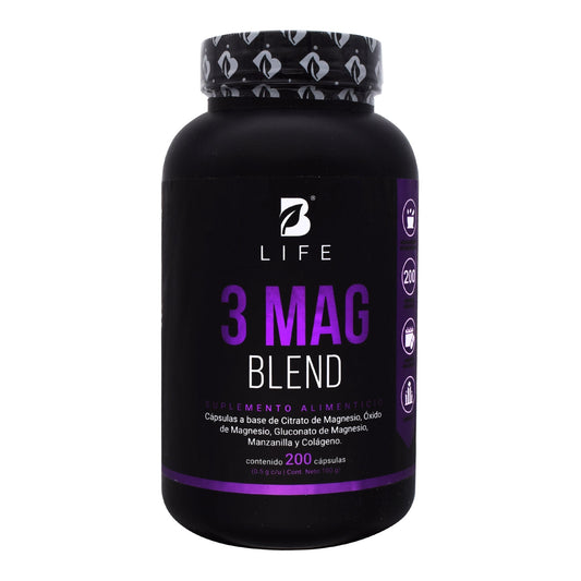 3 Mag Blend 200 Cápsulas (BLIFE)