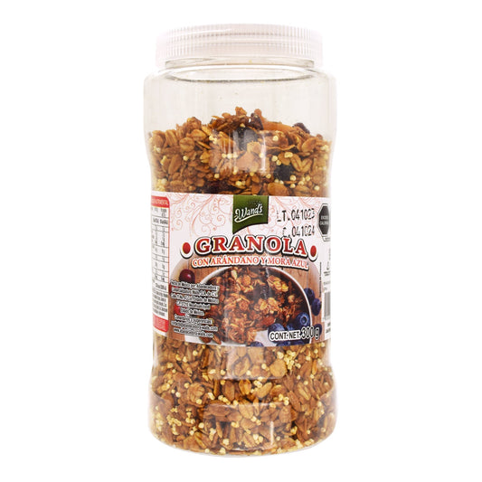 Granola Con Arandano  Y Mora Azul 300 G (WANDS)