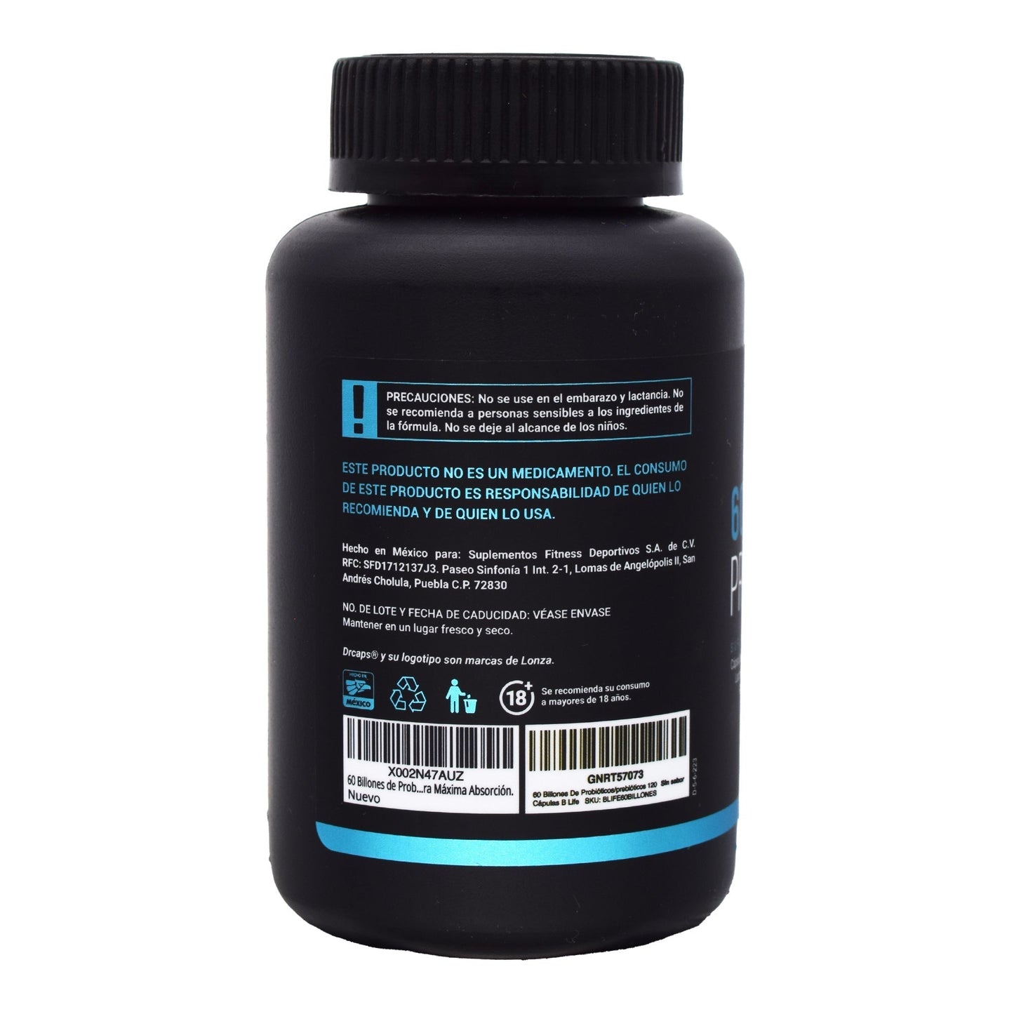 60 Billones De Probioticos 120 Cápsulas (BLIFE)