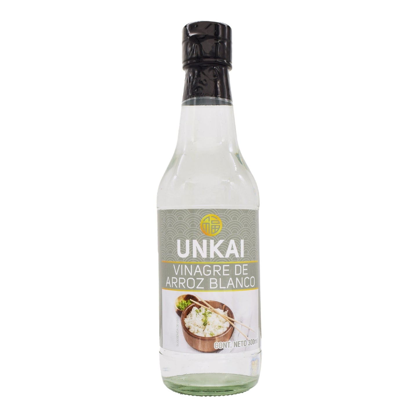 Vinagre De Arroz Blanco 300 Mililitros (UNKAI)