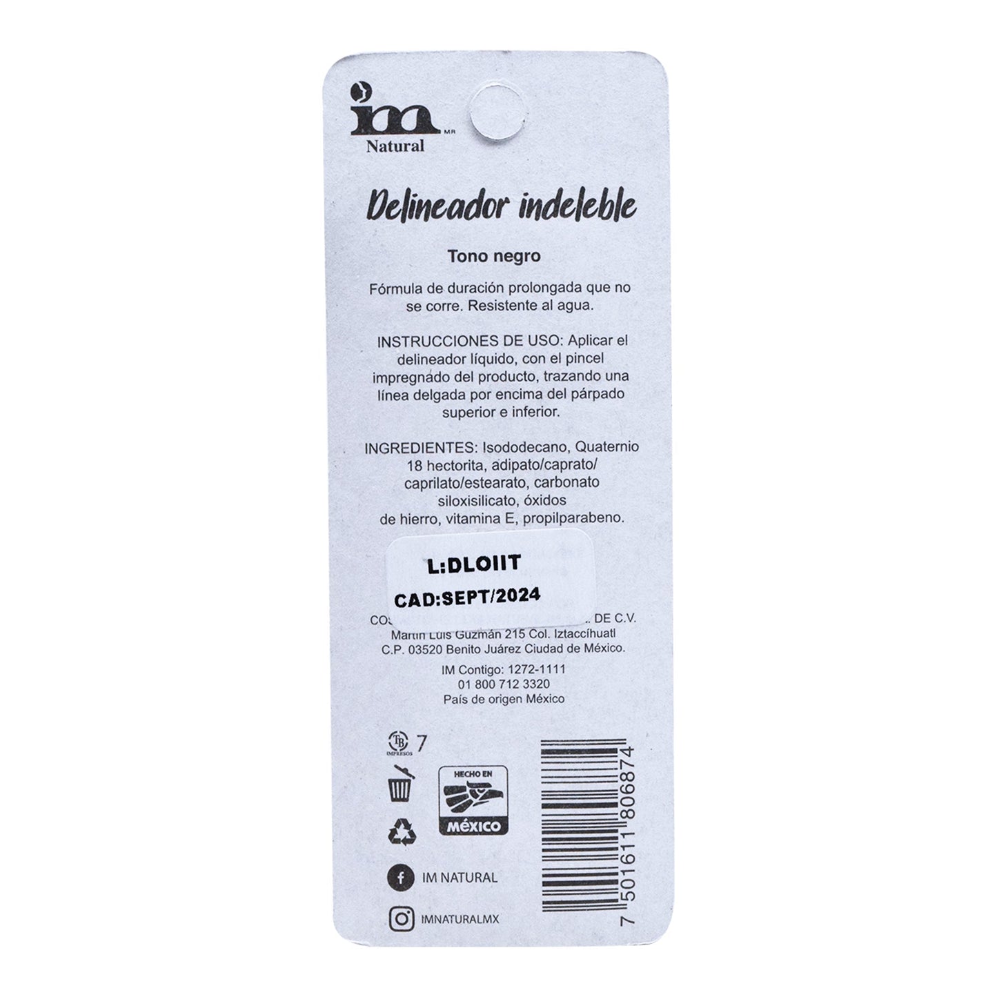 Delineador Liquido Indeleble 6 G (IM)