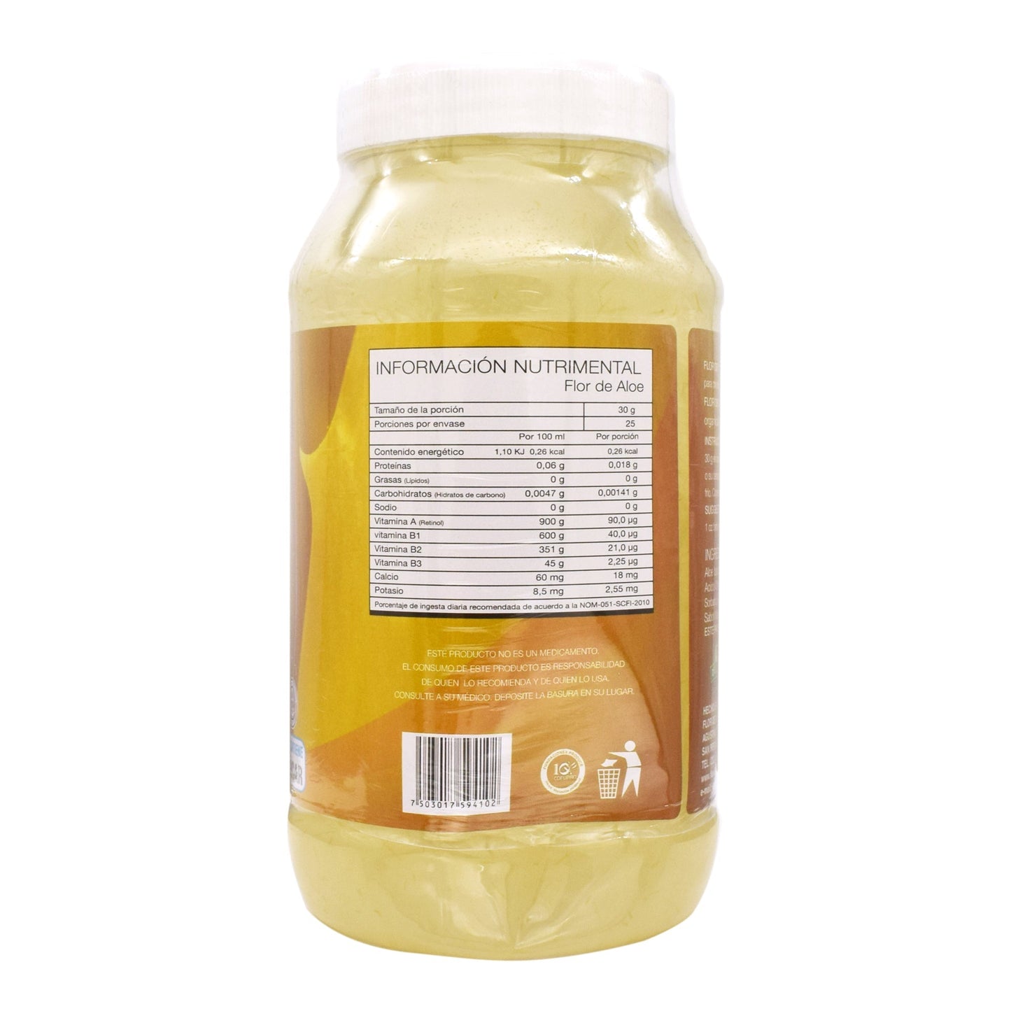 Pulpa De Sabila Natural 750 G (FLOR DE ALOE)