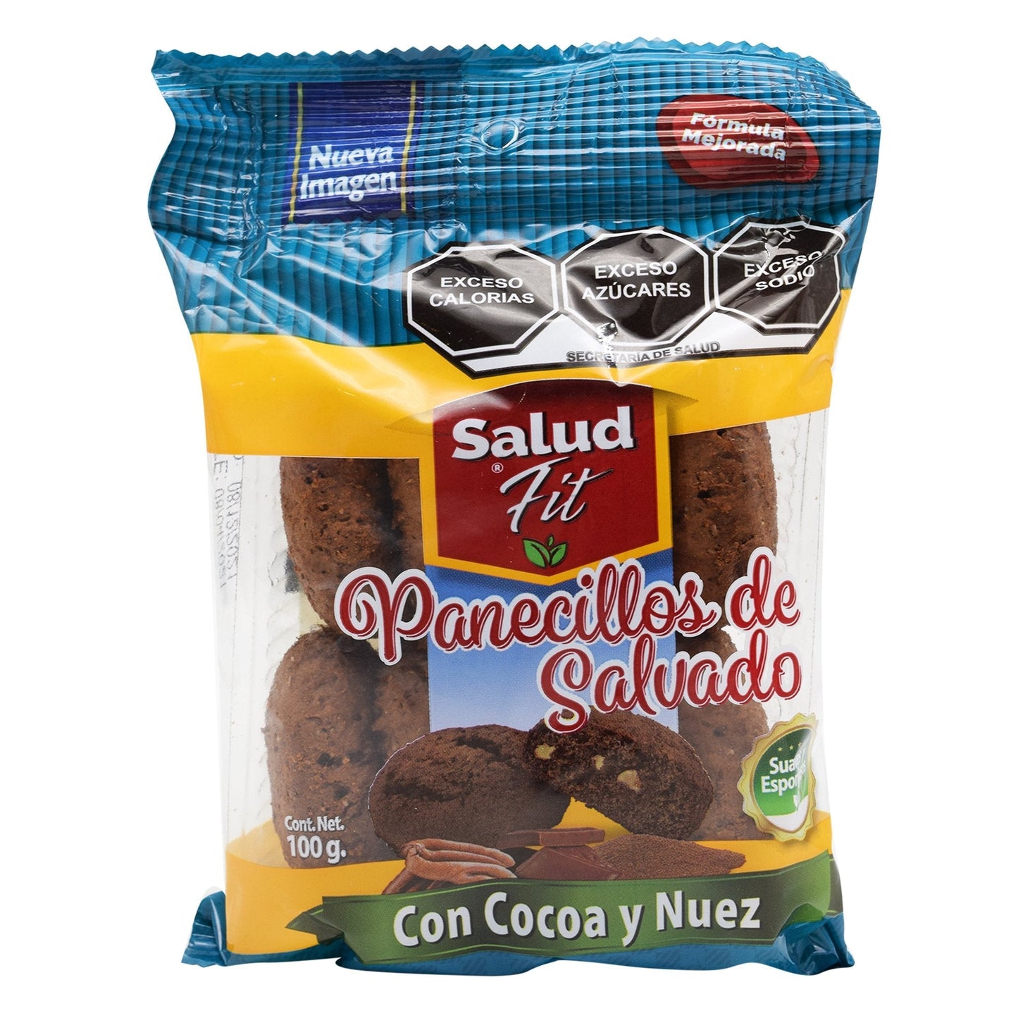 Panecillo Integral Sab Cocoa Y Nuez 100 G (SALUD FIT)